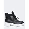 thumbnail image 2 of Qupid Valiant-30 - Black PU 7.5, 2 of 5