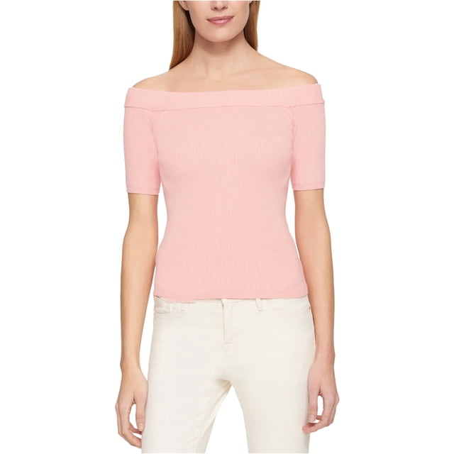 Suéter de Punto Acanalado Tommy Hilfiger para Mujer Rosa Grande