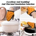 thumbnail image 3 of Red Crab Oven Mitts Heat Resistant - Soft Lining Silicone Mini Oven Mitts with HangingLoop, Kitchen Oven Gloves Heat Resistant 500℉ for Cooking Baking Microwave, 3 of 7