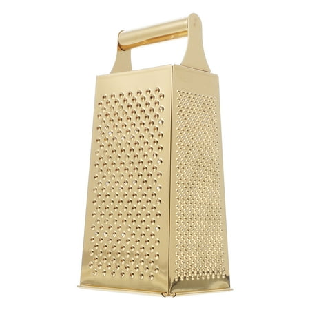 

Hemoton Multifunctional Mini Stainless Steel Four Sided Grater Kitchen Vegetable Tool
