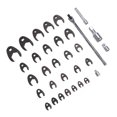 thumbnail image 1 of Metric Brake Line Wrench Set, Offset Open End Wrench Set 10 To 50mm CR MO Easy Storage 3/8 1/2 3/4 Inch Drive  for Car Repair, 1 of 7