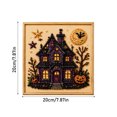 thumbnail image 3 of Halloween Pearl Diamond Art DIY Kit, 3D Diamond Painting Crafts Kit for Adults, Halloween Pearl Art Kit, DIY Fall Home HalloweenDecor Wall Art(N), 3 of 4