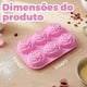 thumbnail image 2 of Moldes de Silicona para Jabón en Forma de Rosa, 6 Cavidades, Molde de Flores para Hacer Jabones Artesanales, Velas, Chocolate y Manualidades, Color Rosa, 2 of 4