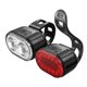 thumbnail image 1 of Advancent Paquete de 2 luces delanteras y traseras para bicicleta, recargables por USB, impermeables, para ciclismo de carretera, luz trasera, Ciclismo, 1 of 6