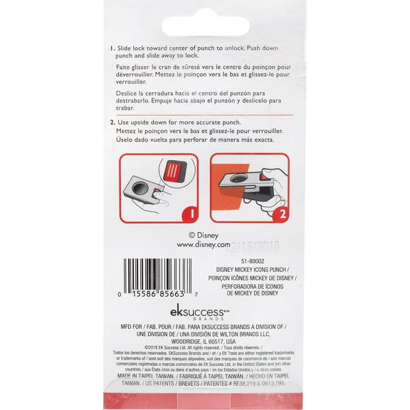 EK Success Disney Confetti Punch-Mickey Ears