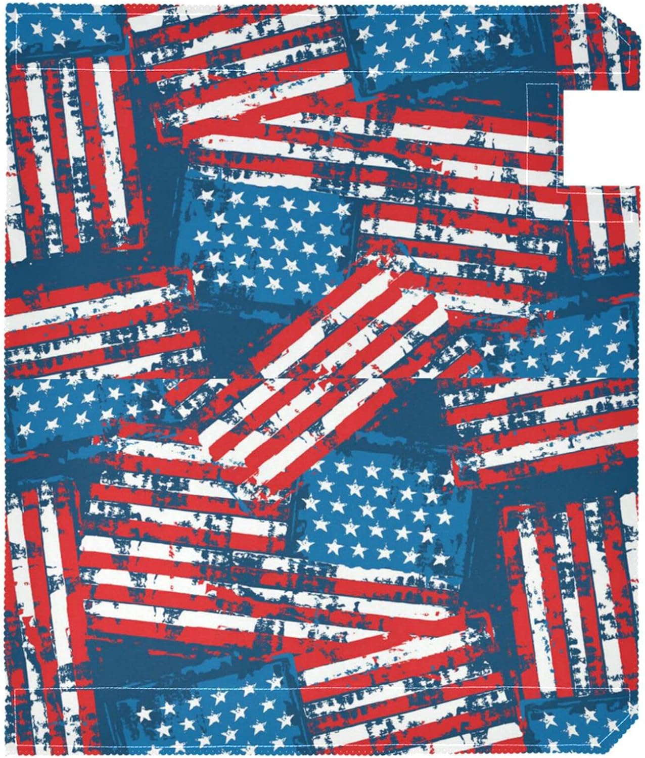 Grunge American Flags Mailbox Cover 4th of July Patriotic Mailbox Covers Magnetic Large Oversized 21"X25.5" Mailbox Wraps Post Letter Box Cover Garden Decorations