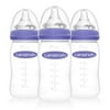 Lansinoh Breastfeeding Bottles for Baby, 8 Ounces, 3 Count, Includes Medium Flow Nipples