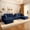 Blue, variant on Eyisean 111" Comfy Modular Sectional Sofa Cloud Couch with Cup Holder & Storage, USB Ports, Modern Corduroy L Shaped Fluffy Boneless Couches with Deep Seat & Ottoman, No Assembly, for Living Room