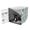 thumbnail image 5 of Cactus Dog Crate Cover, Continuous Pattern with Cartoon Prickle Plants in Pots, Easy to Use Pet Kennel Cover Small Dogs Puppies Kittens, 7 Sizes, Multicolor, by Ambesonne, 5 of 6