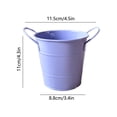 thumbnail image 3 of Iron Pen Double Ear Small Bucket Flowerpot Desktop Storage Study Desk Decoration Mini Iron Bucket, 3 of 6