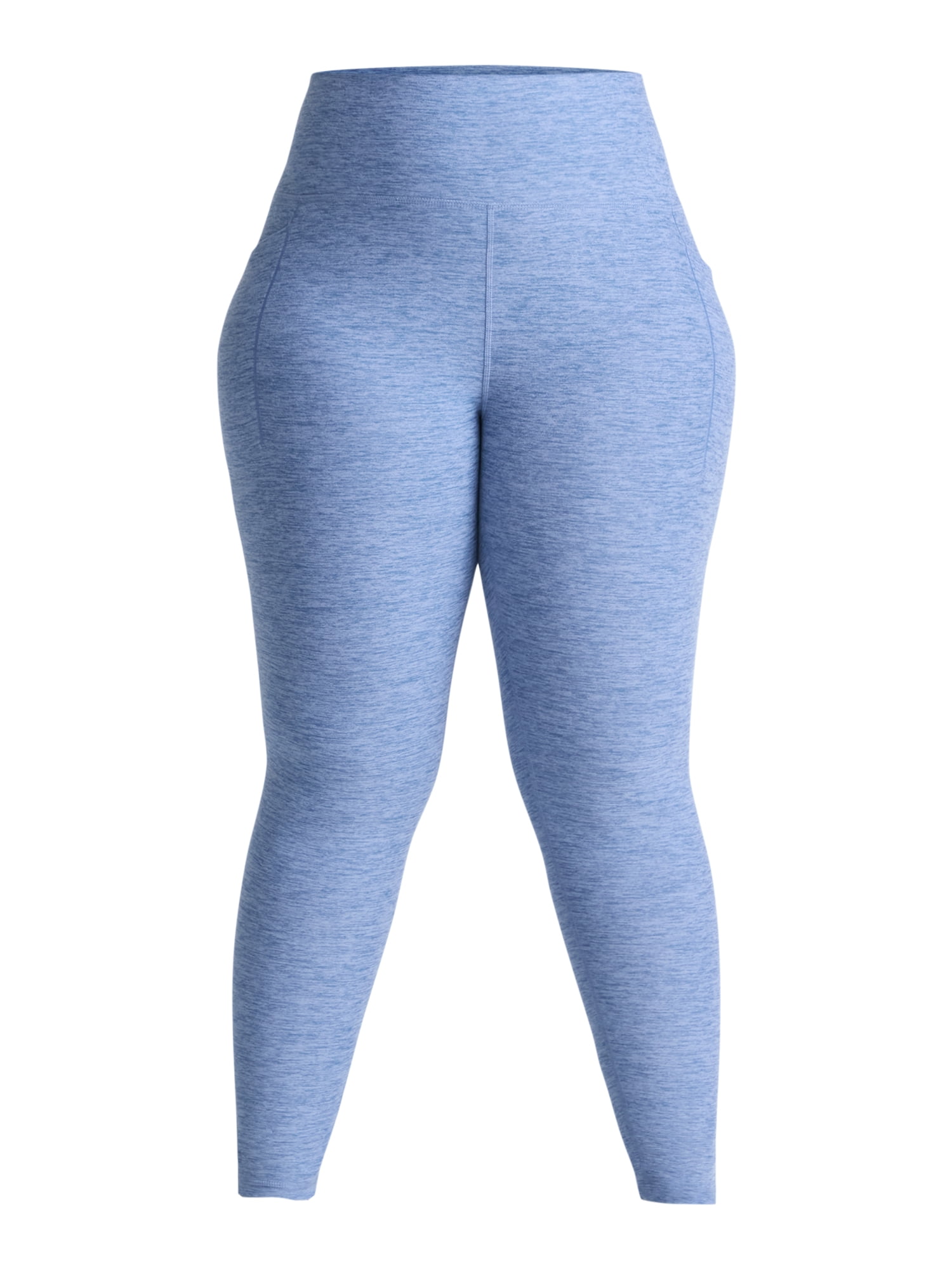 Athletic Works Women's and Women's Plus ButterCore Full Length Leggings with Pockets, Sizes XS-4X
