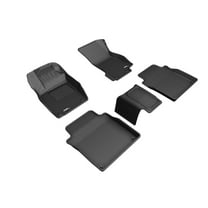 3D MAXpider Custom Fit Kagu Floor Mat (Black) for 2019-2023 Audi A8L / S8L - 1ST Row 2ND Row