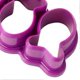 thumbnail image 1 of Goldfish Cracker Cutter Mini Plastic Reusable for Baking Cookie Tiny Fish Shaped Purple, 1 of 4