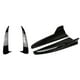thumbnail image 3 of For C-Class W205 C180 C200 C300 C43 C63 2015-2021 Rear Bumper Lip Diffuser Splitter Trim, 3 of 5