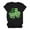 Black, variant on WREESH Womens St. Patricks Day Shirt Summer Fashion Crewneck T-Shirts Shamrocks Printed Graphic Tees Tops Short Sleeve Shirts Casual Loose Fit Blouses Black