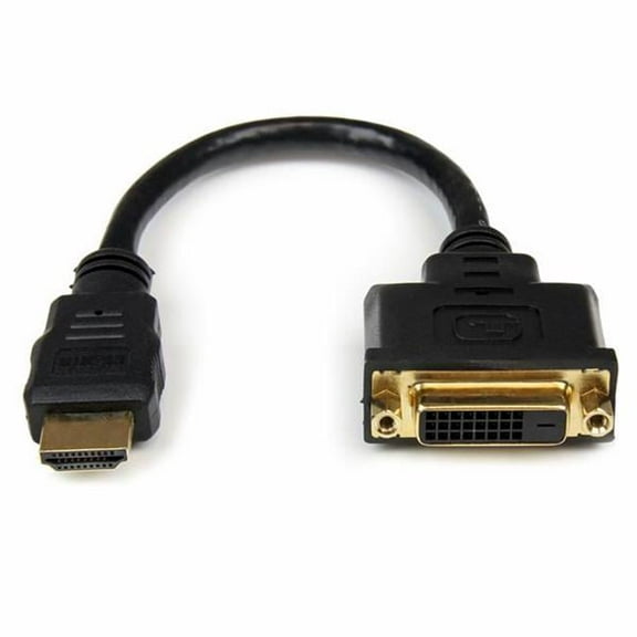 StarTech  8 in. HDMI to DVI-D Video Cable Adapter - HDMI Male to DVI Female