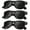 (3 Pack)Black, variant on Polarized Sunglasses for Men and Women Matte Finish Sun glasses Color Mirror Lens UV Blocking (3 Pack)