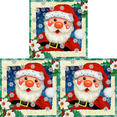 thumbnail image 1 of Pintura de diamante 5D DIY Kit de taladro de forma especial parcial Santa decoración del hogar 3 piezas, 1 of 2