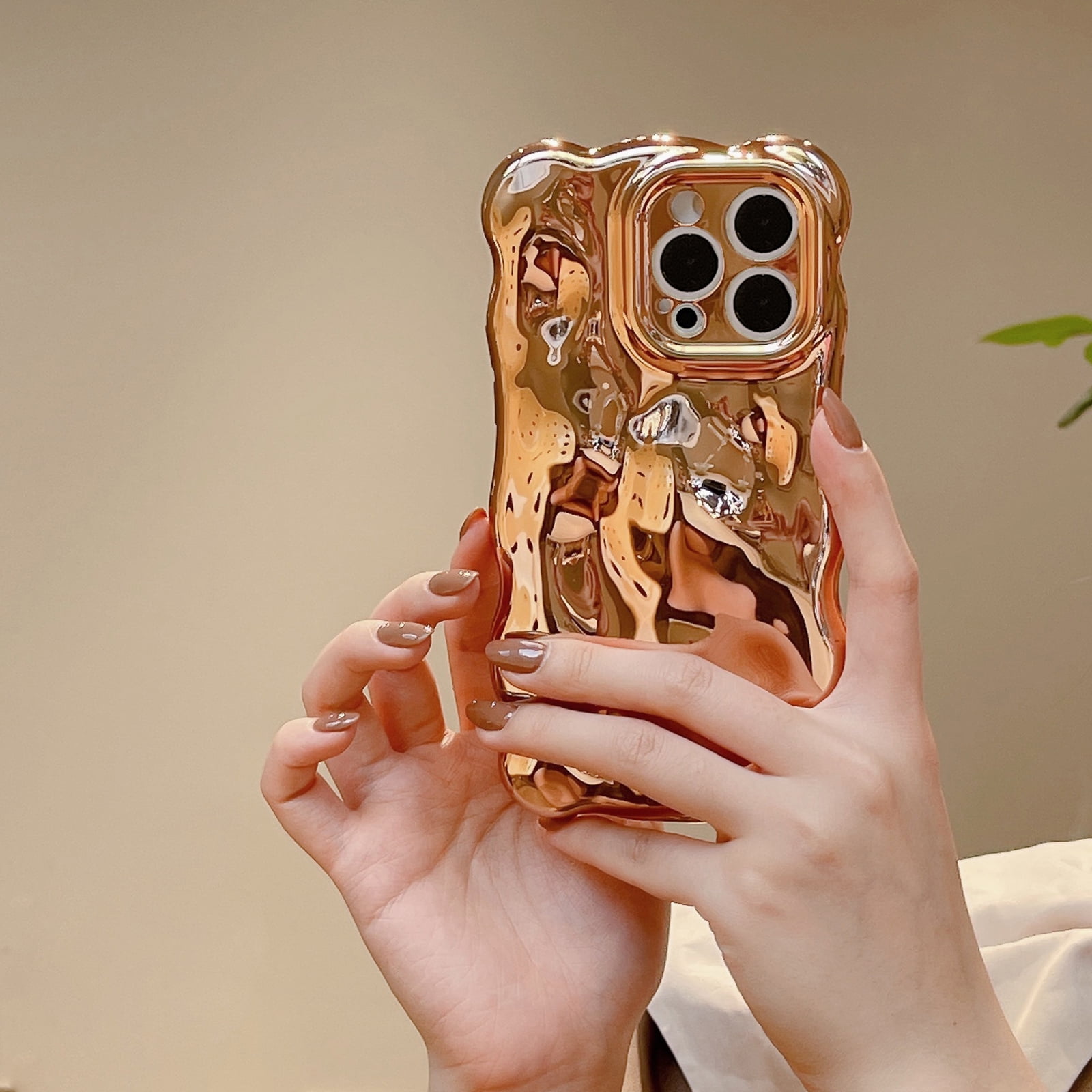 Compatible with iPhone 11 Wavy Phone Case, Cute 3D Wave Bubble