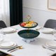 thumbnail image 5 of Soporte de 3 niveles para servir frutas, postres y aperitivos | Bandeja resistente para exhibir pasteles con base estable | Bandeja decorativa de varios niveles para bodas, fiestas, cocina y hogar, 5 of 6