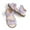 Purple, variant on XASZHN Girls Sandals for Toddlers Soft Sole Glitter PU with Flower Weaving Design Casual Summer Shoes for Baby to Ages 1 6 Years Toddler Sandals for Outdoor Play White 30