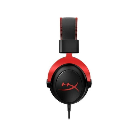 HyperX - Cloud II Wired Gaming Headset for PC, Xbox X|S, Xbox One, PS5, PS4, Nintendo Switch, and Mobile - Black/Red