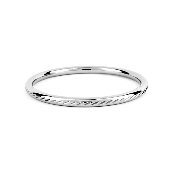 ELYA Jewelry Women's Polished Bangle Steel Bracelet