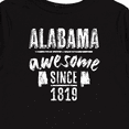 thumbnail image 4 of Inktastic Alabama Awesome Since 1819 Boys or Girls Long Sleeve Toddler T-Shirt, 4 of 5
