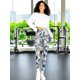 thumbnail image 2 of Set De 2 Leggings Unitalla Casual o Deportivos Acampanados De Cintura Alta De Mujer En Color Sólido, 2 of 5