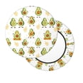 thumbnail image 7 of Uemuo Lovely Avocado Pattern Round Bar Stool Seat Covers Washable Stool Cushion Slipcover Elastic Bar Chair Covers-12 inch, 7 of 7