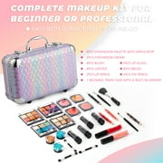 Hot Sugar Makeup Kit for Girls 10-12, Basic Cosmetic Set for Women - Perfect Gift to Begin The Makeup Journey (Purple Heart)