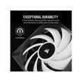 thumbnail image 6 of CORSAIR iCUE AF140 RGB ELITE 140mm PWM Fan - Eight RGB LEDs - AirGuide Technology - Fluid Dynamic Bearing - CORSAIR iCUE Software  Compatible, 6 of 7