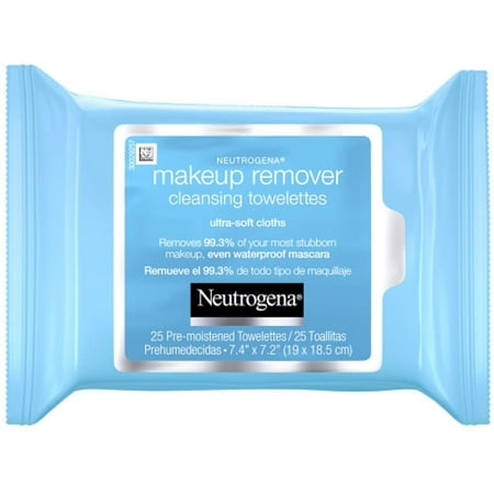 Neutrogena Make-Up Remover Cleansing Towelettes Refills 25 Each (Pack of 2)