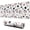 White Cow Geometric, variant on Long Mouse Pads for Desk,White Cow Geometric Pattern Desk Mats on Top Of Desks, Desk Mouse Pad Extra Large with 3mm Non-Slip Base and Stitched Edge for Gaming,Office,Work,Home 31.5"x11.8"