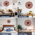 thumbnail image 2 of Wall Clock 12 Inch Red Plaid Vintage Country Star Round Silent Decorative Wall Clocks Battery Operated for Living Room Bedroom Kitchen Classroom Decor, Farmhouse Wood Texture,Large, 2 of 7