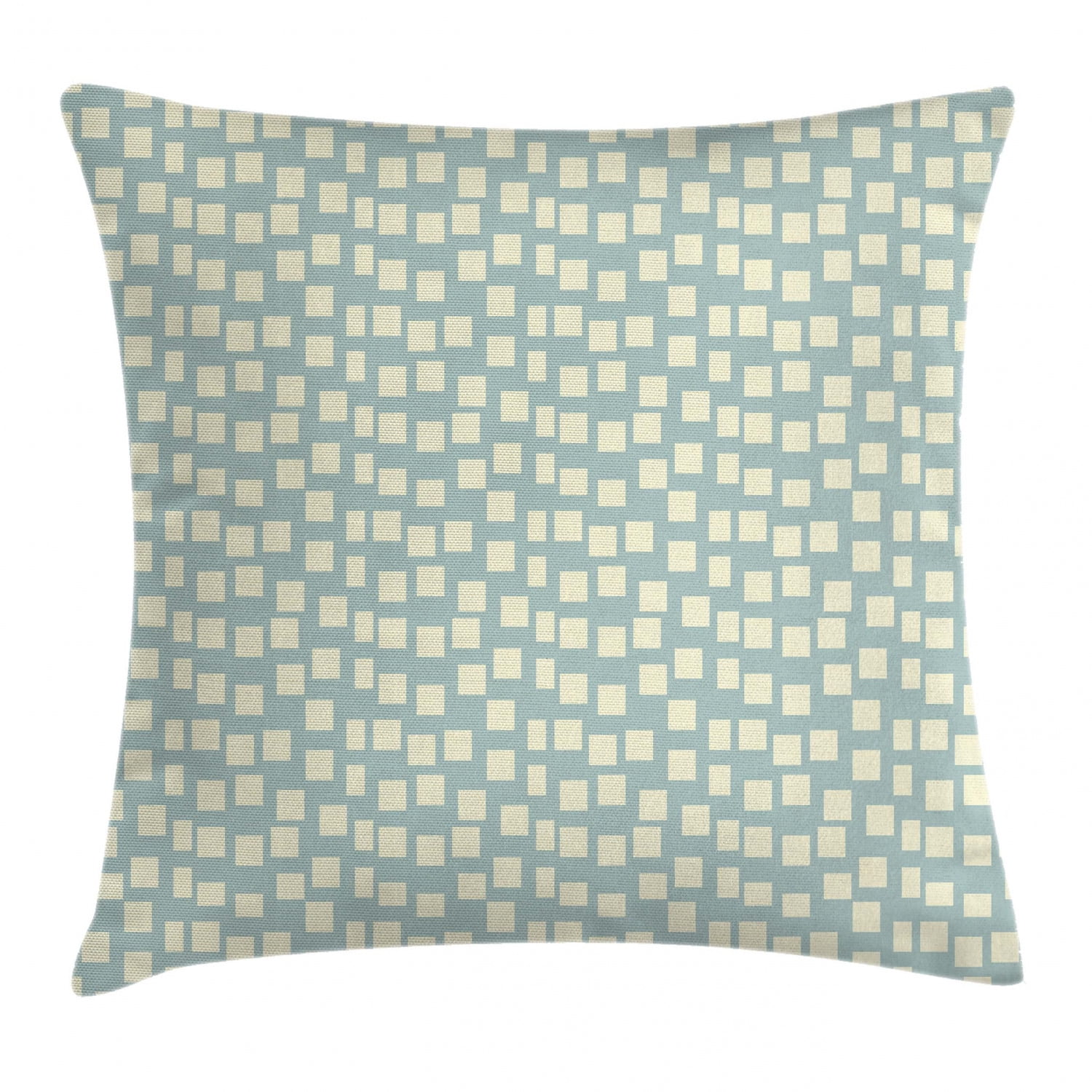 Modern Throw Pillow Cushion Cover, Big and Small Asymmetrical Squares ...