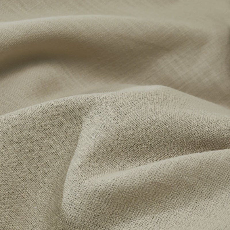 Superior Chloe 100% Cotton Percale Linen Texture Bed Sheet Set, Queen, Beige