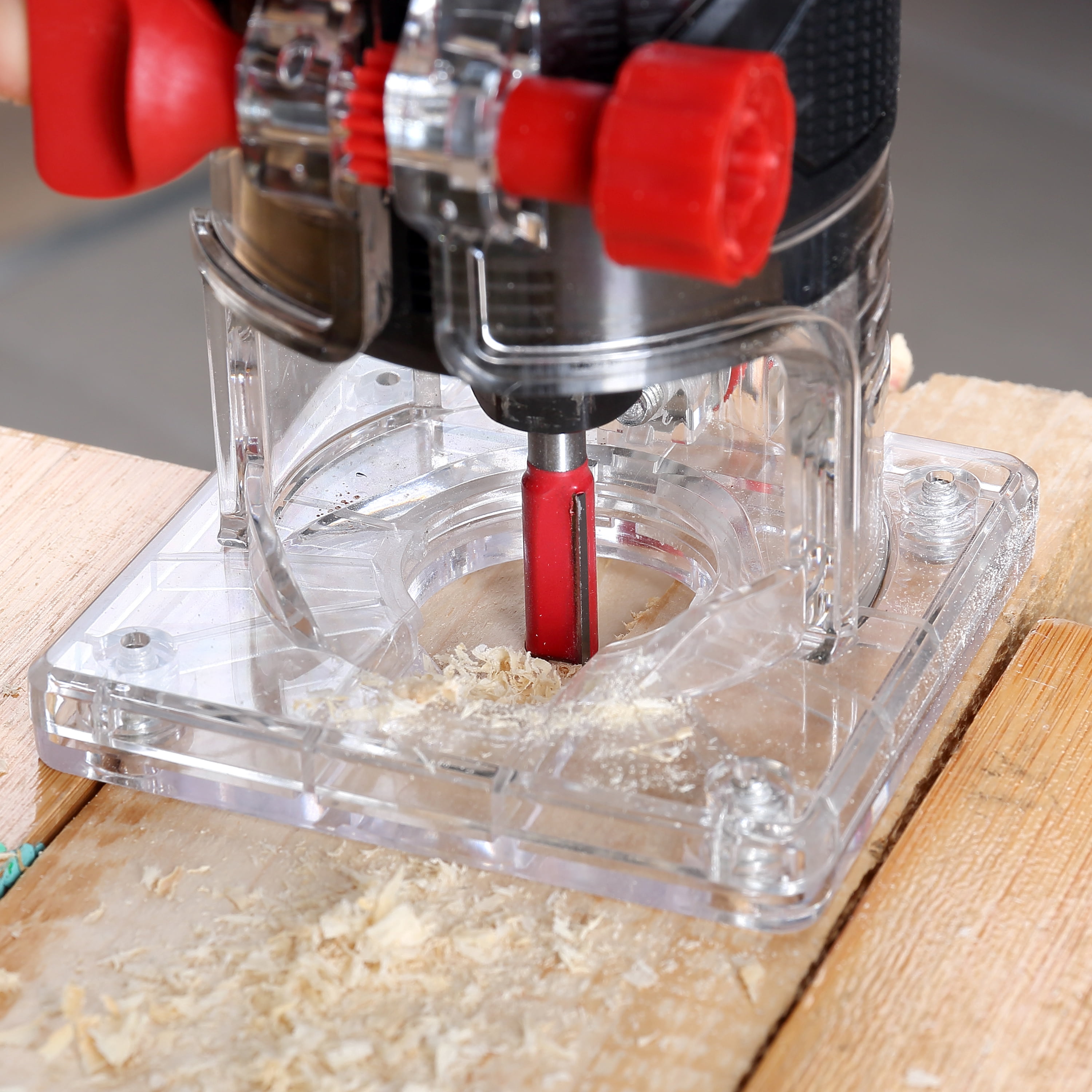 Hyper Tough 3 Piece Straight Router Bit Set
