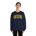 thumbnail image 4 of Onion Sweatshirt Gifts Crew Neck Shirt Long Sleeve Unisex, 4 of 7