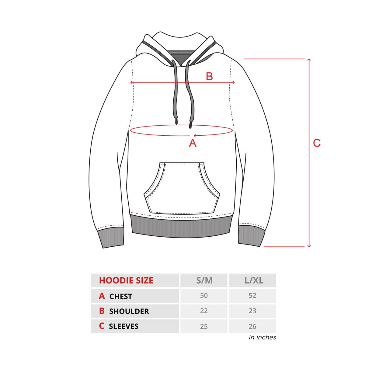Stay Warm Apparel Heated Hoodie With Rechargeable Battery - Gray - L/XL