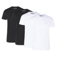 thumbnail image 1 of CAMP DAVID Camisetas para hombre, pack de 4 - Camiseta cuello redondo 4P, Algodón elástico Blanco/negro M (Medium), 1 of 5