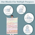 thumbnail image 3 of Custom Blanket Design Your Name Personalized Blankets Customized Gifts (Colorful, 40"x30"), 3 of 6