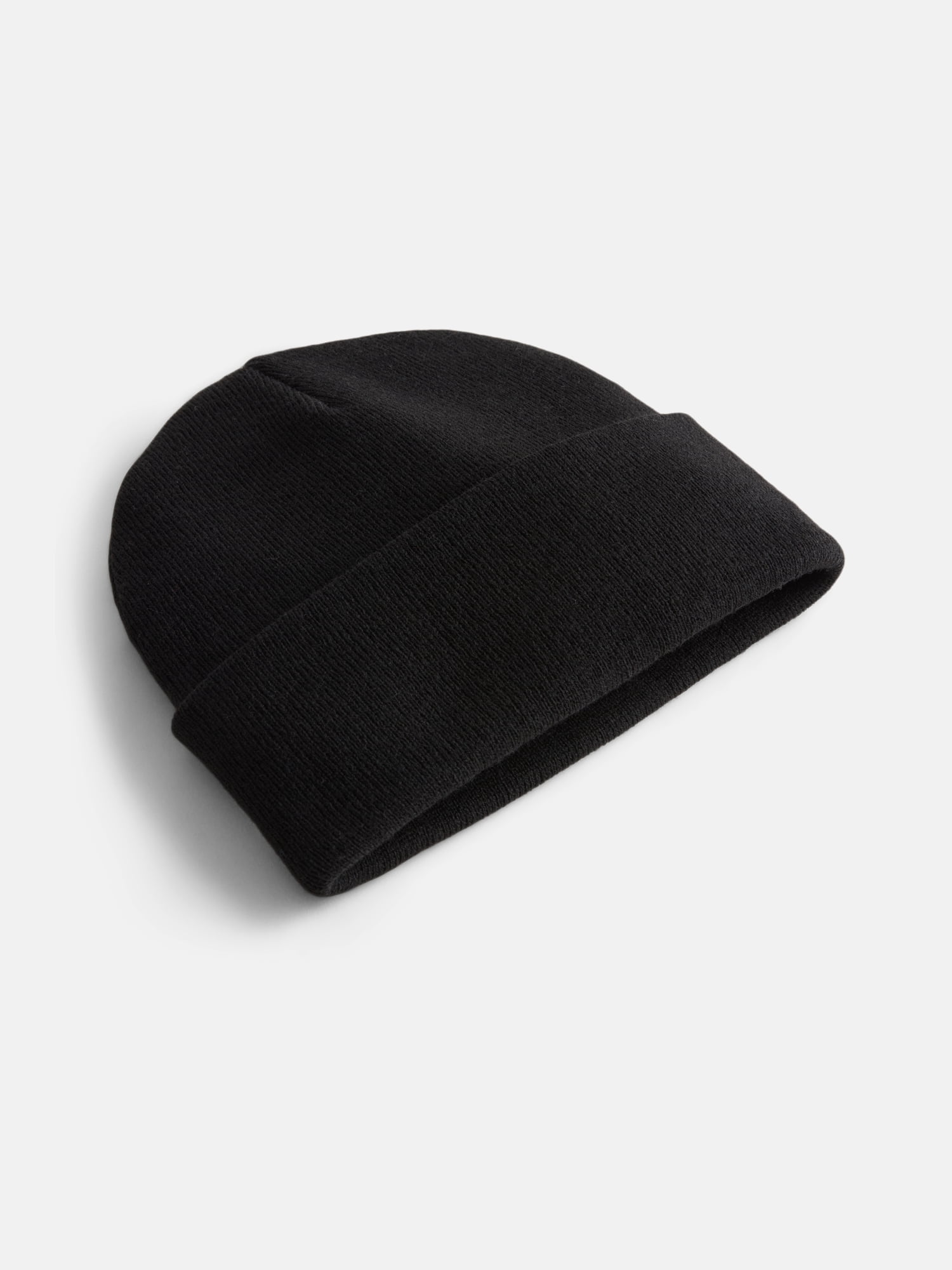 No Boundaries Women's Solid Ribbed Knit Beanie