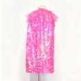 thumbnail image 5 of Girls' Christmas Sequin Shawl 3-10Y - Sparkly Hooded Stage Performance Cape for Festival Dress-Up & Party Outfits, 5 of 5