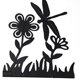 thumbnail image 3 of Estaca De Silueta De Jardín, Decoración De Patio De Hierro Forjado, Arte De Metal, Césped, Decoración Para El Hogar Al Aire Libre Minnieouse HA036276-00, 3 of 6