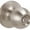 Antique Pewter, variant on Dexter by Schlage J40CNA625 Corona Bed and Bath Knob, Bright Chrome