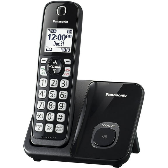 Cordless Telephone in black