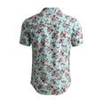 thumbnail image 2 of CamiHawaiaDe PlaEstampado Floral Con Botones ManCorCamiDe Verano PaHombres Men60, 2 of 7