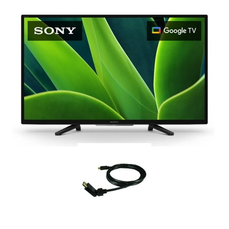 Sony KD32W830K 32-inch HD LED HDR TV with Google TV (2022) Bundle