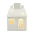 thumbnail image 2 of Christmas Decorations Indoor - Christmas Village Sets of 1 Ceramic Houses with LED Lights - Winter Rustic Farmhouse Home Holiday Xmas Decor for Mantel Tabletop Room(#024), 2 of 6